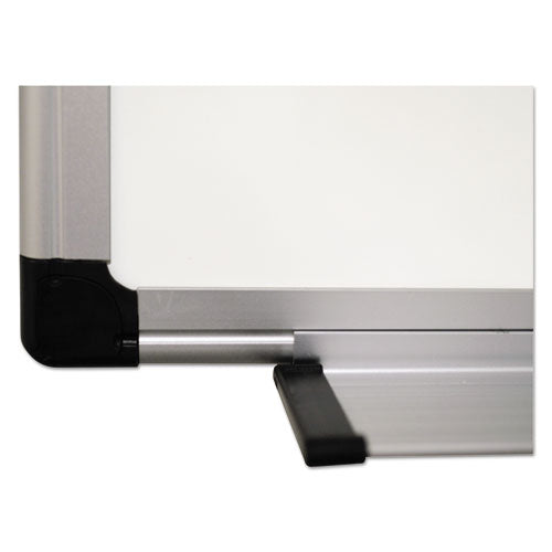 Image of MasterVision® Porcelain Value Dry Erase Board, 48" x 72", White Surface, Satin Aluminum Frame