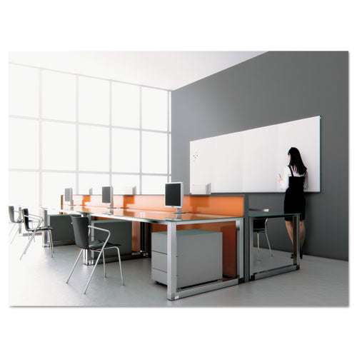 Image of MasterVision® Magnetic Dry Erase Tile Board, 29.5" x 45", White Surface