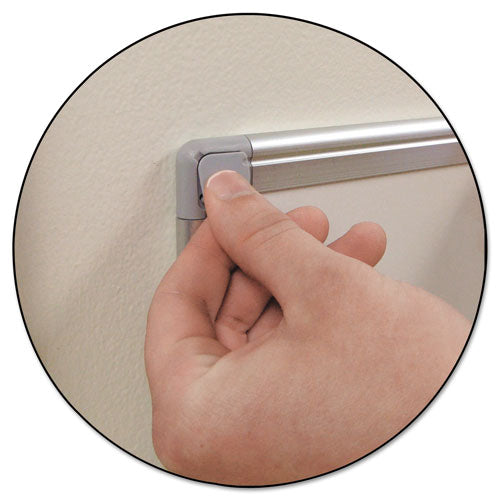 Image of MasterVision® Earth Silver Easy Clean Magnetic Dry Erase Boards, 36" x 24", White Surface, Satin Aluminum Frame