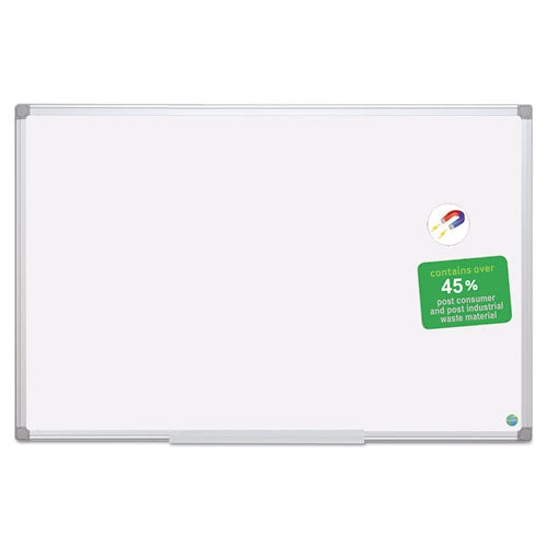 Image of MasterVision® Earth Gold Ultra Magnetic Dry Erase Boards, 48" x 72", White Surface, Satin Aluminum Frame