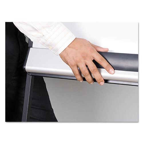 Image of MasterVision® Tripod Extension Bar Magnetic Gold Ultra Dry Erase Easel, 30" x 36", White Surface, Black/Satin Aluminum Frame