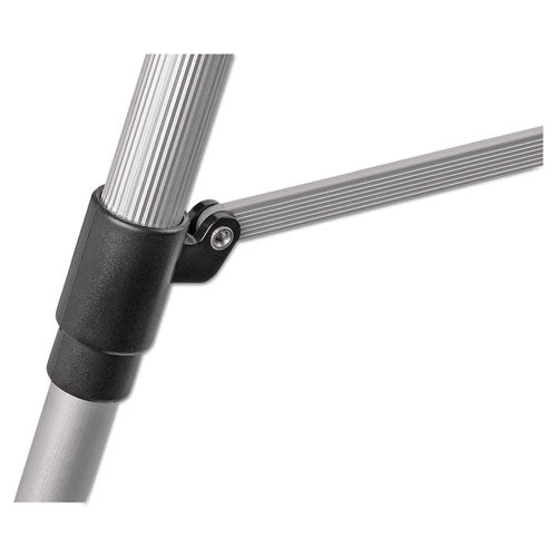 Image of MasterVision® Telescoping Tripod Display Easel, Adjusts 35" To 64" High, Metal, Silver