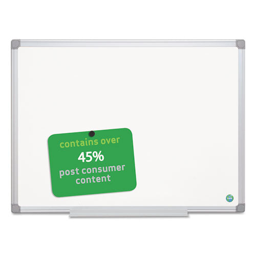 Image of MasterVision® Earth Gold Ultra Magnetic Dry Erase Boards, 24" x 36", White Surface, Satin Aluminum Frame