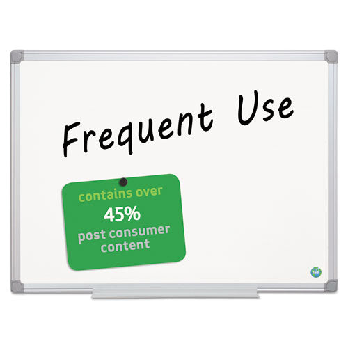 Image of MasterVision® Earth Gold Ultra Magnetic Dry Erase Boards, 24" x 36", White Surface, Satin Aluminum Frame