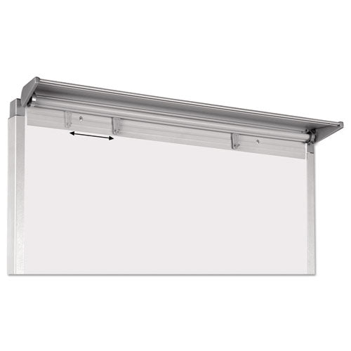 Image of MasterVision® Silver Easy Clean Dry Erase Quad-Pod Presentation Easel, 28" x 39.5", White Surface, Black/Satin Aluminum Frame