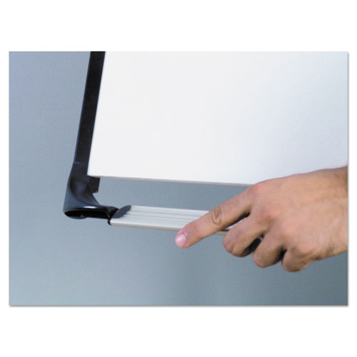 Image of MasterVision® Tripod Extension Bar Magnetic Gold Ultra Dry Erase Easel, 29" x 41", White Surface, Black/Satin Aluminum Frame