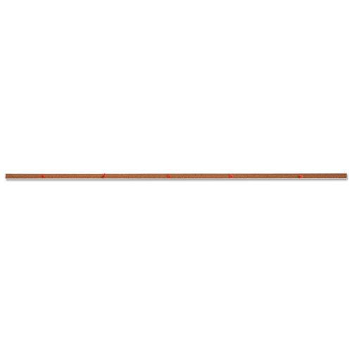 Image of Universal® Cork Bulletin Bar, 1" x 48", Brown/Silver