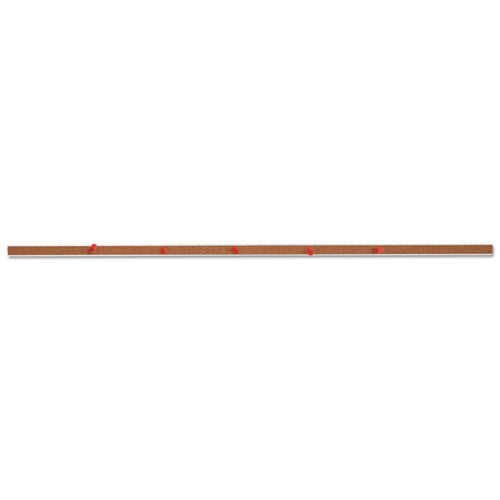 Image of Universal® Cork Bulletin Bar, 1" x 36", Brown/Silver