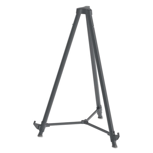 Image of MasterVision® Quantum Heavy Duty Display Easel, 35.62" to 61.22" High, Plastic, Black