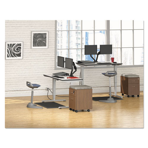 Image of Alera® Reversible Laminate Table Top, Rectangular, 47.63w X 23.63d, White/gray