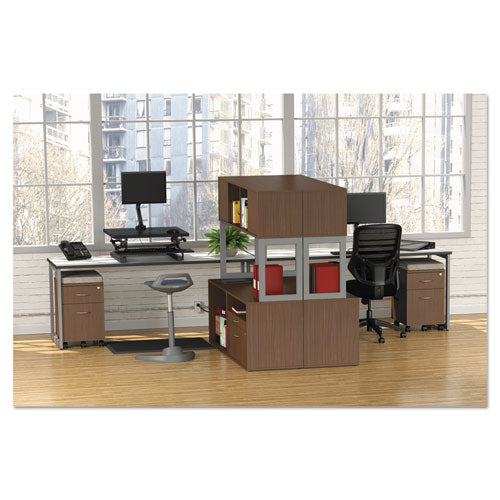 Image of Alera® Reversible Laminate Table Top, Rectangular, 71.5w X 23.63d, White/gray