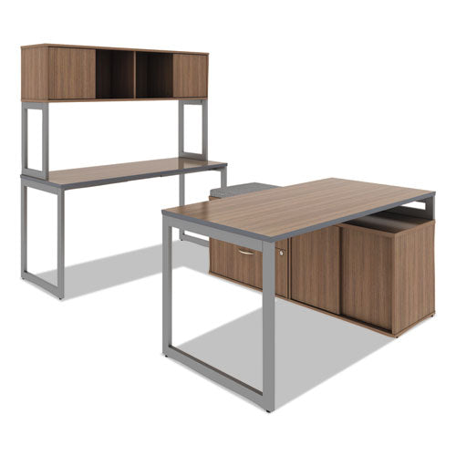 Image of Alera® Reversible Laminate Table Top, Rectangular, 59.38w X 23.63d, Espresso/walnut