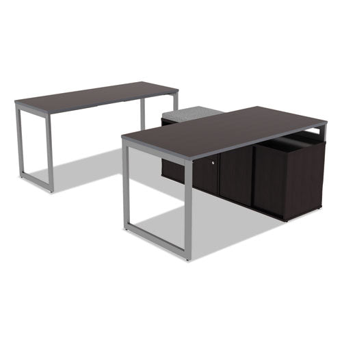 Image of Alera® Reversible Laminate Table Top, Rectangular, 59.38w X 23.63d, Espresso/walnut