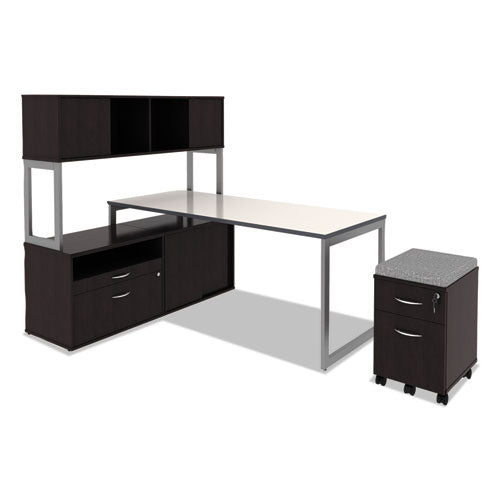 Image of Alera® Reversible Laminate Table Top, Rectangular, 71.5w X 23.63d, White/gray