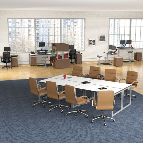 Image of Alera® Reversible Laminate Table Top, Rectangular, 71.5w X 23.63d, White/gray