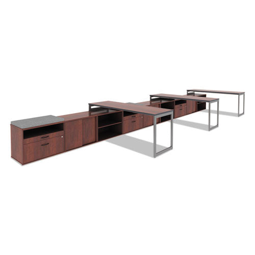 Image of Alera® Reversible Laminate Table Top, Rectangular, 71.5w X 23.63,medium Cherry/mahogany