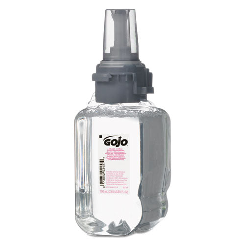 Image of GOJO® Clear and Mild Foam Handwash Refill, For ADX-7 Dispenser, Fragrance-Free, 700 mL, 4/Carton