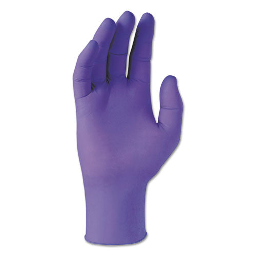 Image of Kimtech PURPLE NITRILE Gloves, Purple, 242 mm Length, X-Small, 6 mil, 1,000/Carton