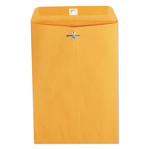 Image of Universal® Kraft Clasp Envelope, #63, Square Flap, Clasp/gummed Closure, 6.5 X 9.5, Brown Kraft, 100/box