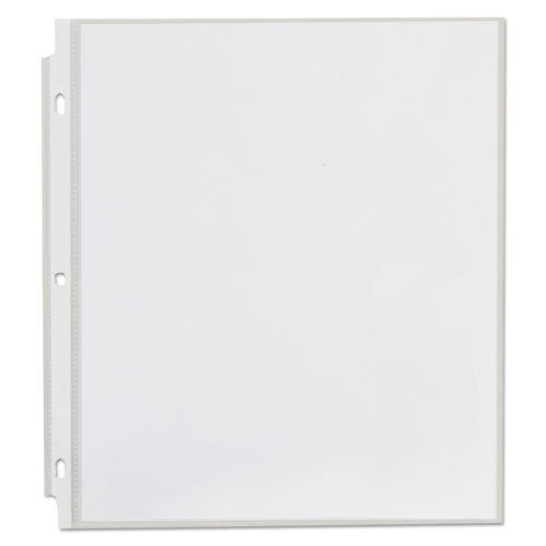 Image of Universal® Top-Load Poly Sheet Protectors, Standard Gauge, Letter, Clear, 50/pack