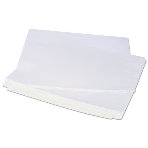 Image of Universal® Top-Load Poly Sheet Protectors, Standard, Letter, Clear, 100/box