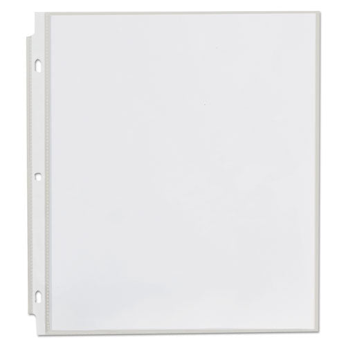 Image of Universal® Top-Load Poly Sheet Protectors, Heavy Gauge, Clear, 50/pack