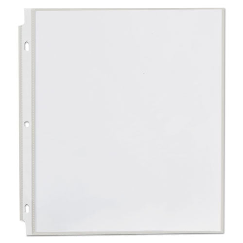 Image of Universal® Top-Load Poly Sheet Protectors, Std Gauge, Nonglare, Clear, 50/pack
