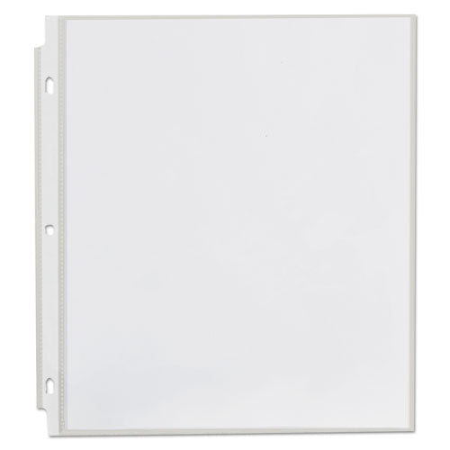 Image of Universal® Top-Load Poly Sheet Protectors, Nonglare, Economy, Letter, 200/box