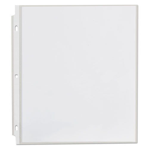 Image of Universal® Top-Load Poly Sheet Protectors, Standard, Letter, Clear, 100/box