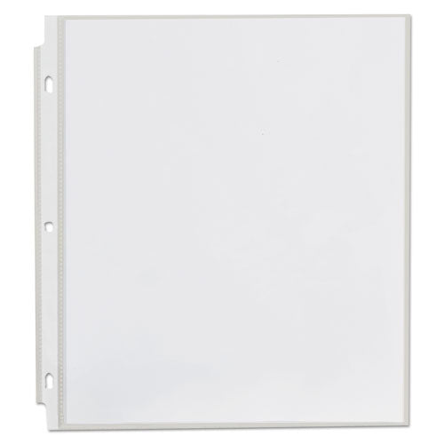 Image of Universal® Top-Load Poly Sheet Protectors, Heavy Gauge, Nonglare, Clear 50/pack
