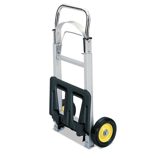 Image of Safco® HideAway Aluminum Hand Truck, 250 lb Capacity, 15.5 x 16.5 x 43.5, Aluminum