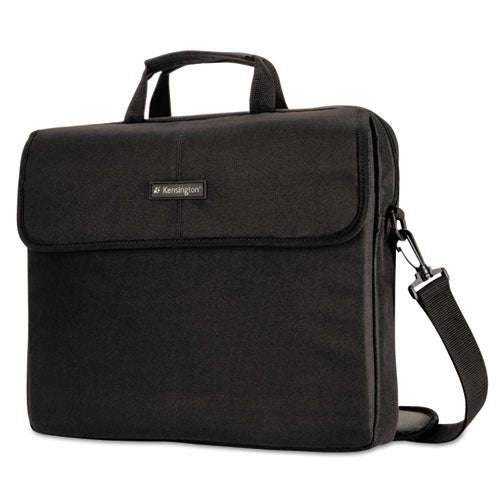 Image of Kensington® Simply Portable Padded Laptop Sleeve, Fits Devices Up to 15.6", Polyester, 17 x 1.5 x 12, Black