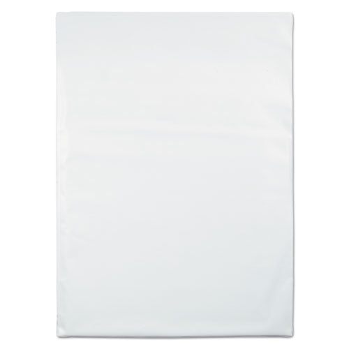 Image of Quality Park Redi-Strip Poly Mailer, #6, Square Flap, Redi-Strip Adhesive Closure, 14 x 19, White, 100/Pack