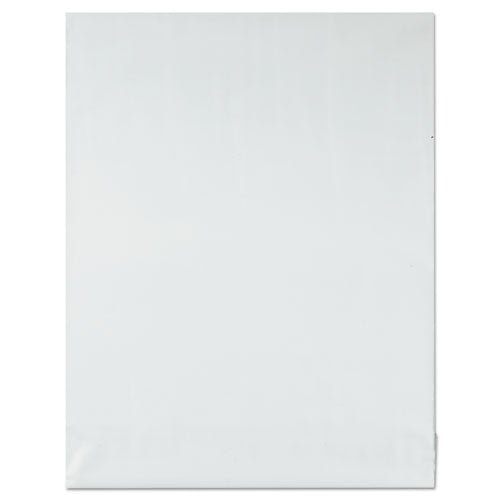 Image of Quality Park Redi-Strip Poly Mailer, #4, Square Flap with Perforated Strip, Redi-Strip Adhesive Closure, 10 x 13, White, 100/Pack