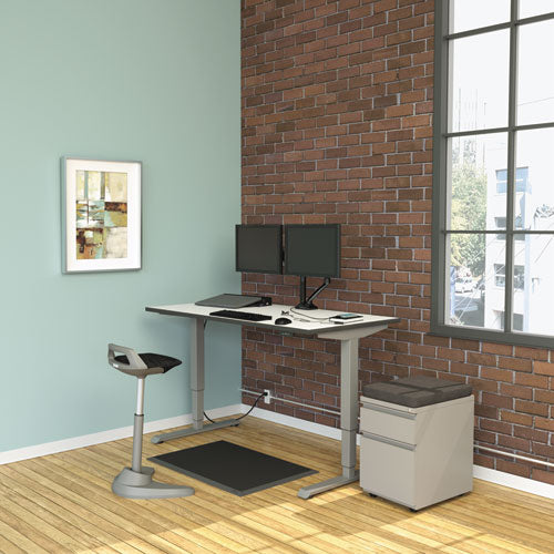 Image of Alera® Pedestal File Seat Cushion, 14.88 X 19.13 X 2.13, Smoke
