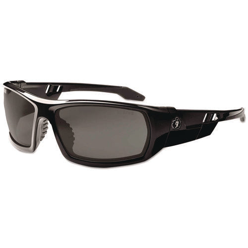 Image of ergodyne® Skullerz Odin Safety Glasses, Black Frame/smoke Lens, Nylon/polycarb