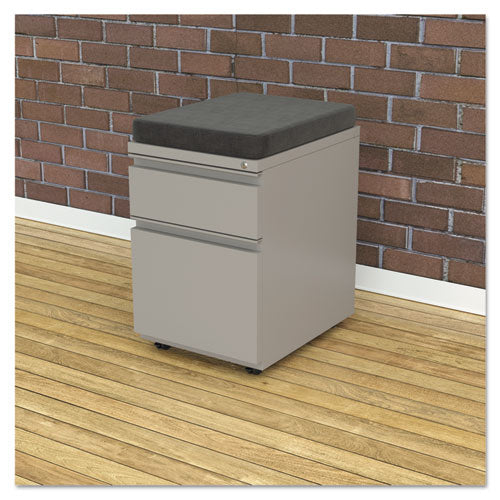 Image of Alera® Pedestal File Seat Cushion, 14.88 X 19.13 X 2.13, Smoke