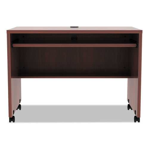 Image of Alera® Alera Valencia Series Mobile Workstation Desk, 41.38" X 23.63" X 30", Medium Cherry