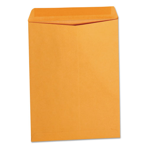 Image of Universal® Catalog Envelope, 24 lb Bond Weight Paper, #10 1/2, Square Flap, Gummed Closure, 9 x 12, Brown Kraft, 250/Box