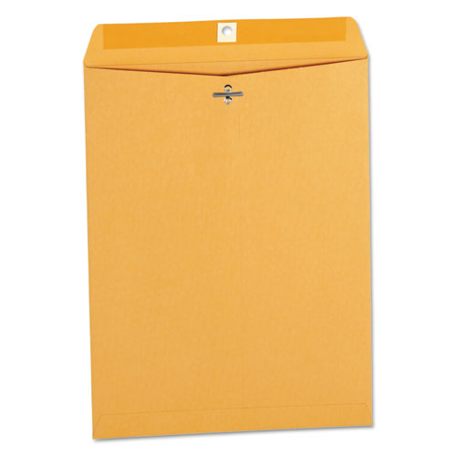Image of Universal® Kraft Clasp Envelope, #12 1/2, Square Flap, Clasp/gummed Closure, 9.5 X 12.5, Brown Kraft, 100/box