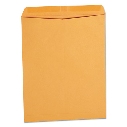 Image of Universal® Catalog Envelope, 28 lb Bond Weight Kraft, #14 1/2, Square Flap, Gummed Closure, 11.5 x 14.5, Brown Kraft, 250/Box