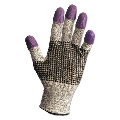 Image of KleenGuard G60 Purple Nitrile Gloves, 250mm Length, X-Large/Size 10, Black/White, 12 Pairs/Carton
