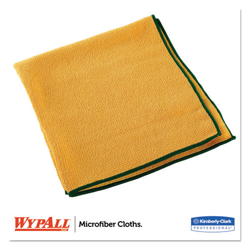 Image of WypAll® Microfiber Cloths, Reusable, 15.75 x 15.75, Yellow, 24/Carton