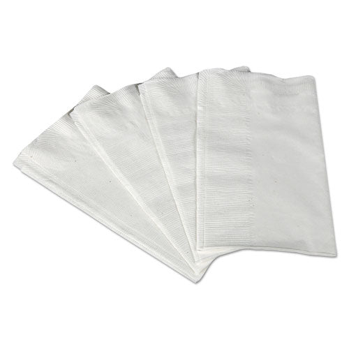 Image of Scott® 1/8-Fold Dinner Napkins, 2-Ply, 17 x 14 63/100, White, 300/Pack, 10 Packs/Carton