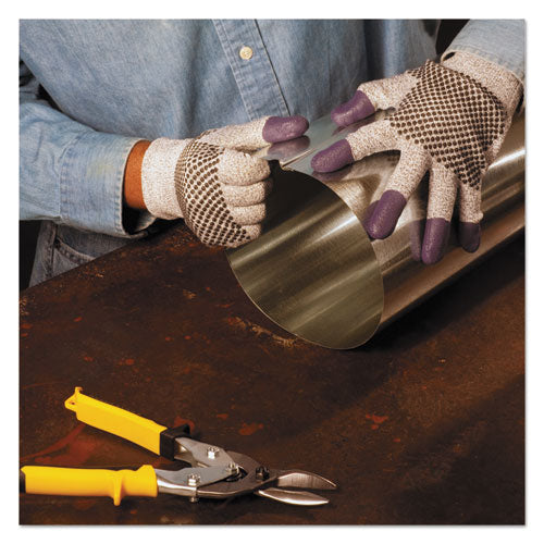 Image of KleenGuard G60 Purple Nitrile Gloves, 250mm Length, X-Large/Size 10, Black/White, 12 Pairs/Carton