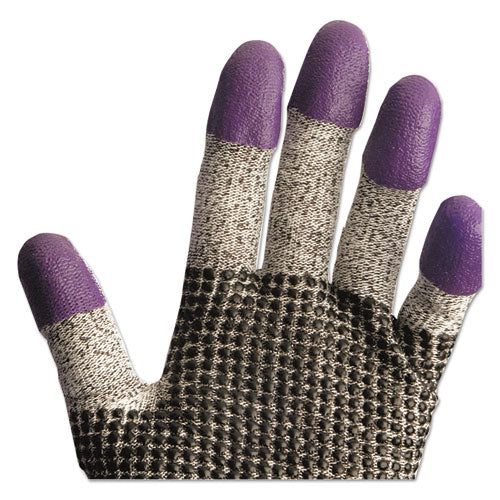 Image of KleenGuard G60 Purple Nitrile Gloves, 250mm Length, X-Large/Size 10, Black/White, 12 Pairs/Carton