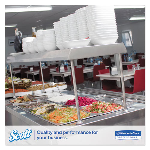 Image of Scott® Low-Fold Dispenser Napkins, 1-Ply, 12" X 7", White, 250/pack, 32 Packs/carton