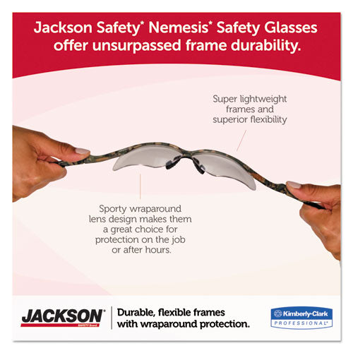 Image of KleenGuard Nemesis Readers Safety Glasses, Smoke Frame, Smoke Polycarbonate Lens