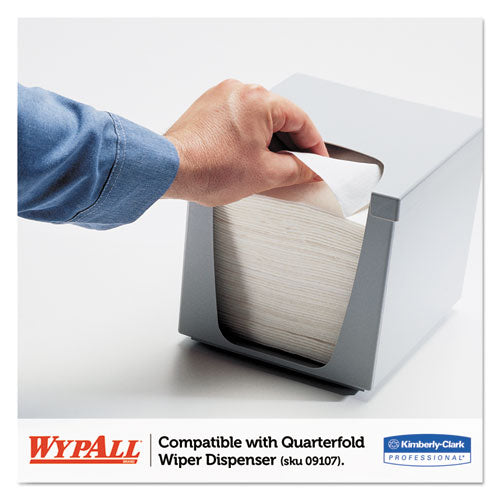 Image of WypAll® X70 Wipers, 1-Ply, 12.5 x 23.2, Red, 300/Carton