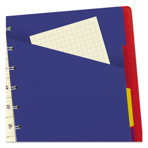 Image of Filofax® Notebook, 1-Subject, Medium/College Rule, Red Cover, (112) 8.25 x 5.81 Sheets